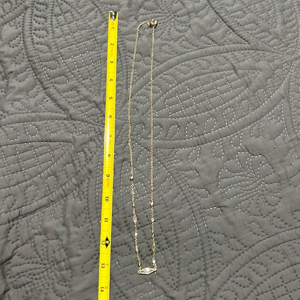 Kendra Scott adjustable necklace with dichroic glass